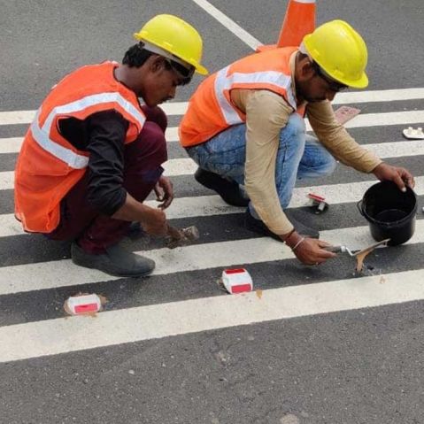 Installation of Road Safety Products in Delhi